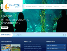 Tablet Screenshot of biscayneaqua.com